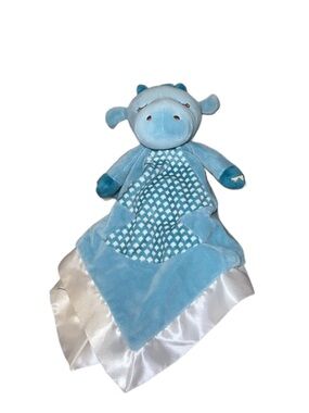 Demitri Dragon Snuggler Lovey Satin Trim Blanket Wings Fleece Plush Stuffed